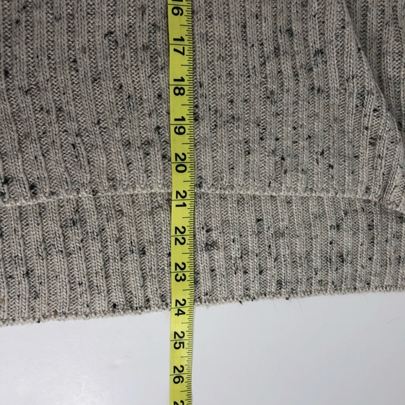 Braeve Cowl Neck Oatmeal Hi Low Hem Sweater L - Picture 7 of 7